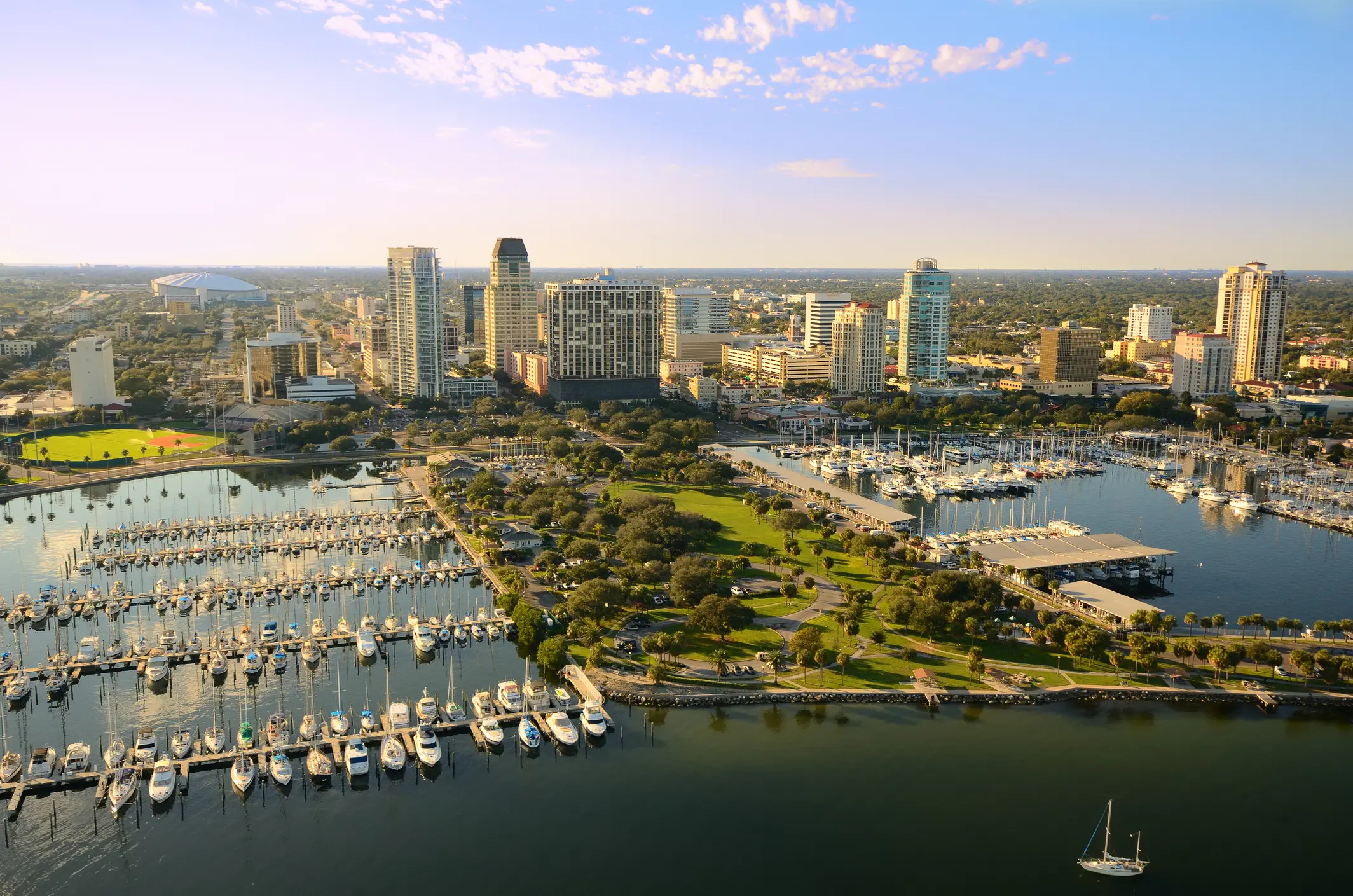 St. Petersburg Waterfront and Marina, Tampa Bay, Florida